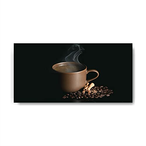 Canvasfly 100x50 Glasbild, Hochwertige Bilder Deko für Wohnzimmer Küchen-Deko Bad-Deko Modern, Wandbilder Wohnzimmer Zimmer-Deko aus Glas, Badezimmer Bilder Schlafzimmer Wand-Deko von Canvasfly