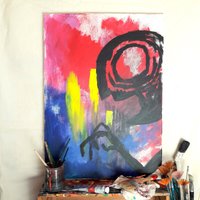 Gemälde 50x70 cm - Monster Acrylbild Seltsam Und Anders Original Malerei Von Canvasvendetta Gemälde 50x70 cm - Monster Acrylbild Seltsam Und Anders Original Malerei Von Canvasvendetta von Canvasvendetta