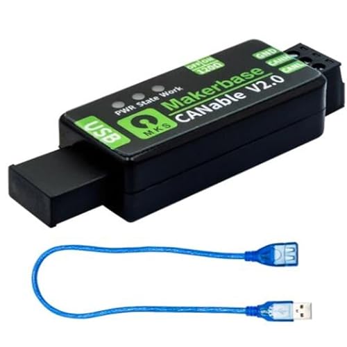 CANable 2.0 USB-zu-CAN-Adapter-Analysator CANFD slcan SocketCAN Candlelight Klipper(CANable V2.0 S) von Canvia
