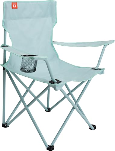 C.A.O. Klappsessel aus Stahlrohr – Stoff Polyester 600D – Farbe Hellblau – Länge 40 cm – Breite 50 cm – Höhe 80 cm – Sitzfläche 40 cm – Durchmesser Rohr Ø 16 mm von Cao