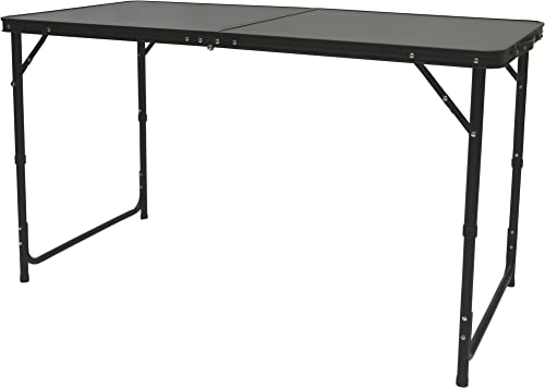 Cao Tisch Double schwarz Klapptisch, Aluminium, 120 x 60 x H55 ou H68 cm von Cao