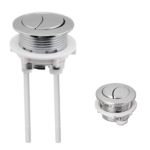 38 mm WC-Tank-Drucktaster, WC-Taste, Doppeldruck-Spülung, WC-Taste, WC-Tanktaste, WC-Taste, Spültaste, Ersatzteil, Gewindedurchmesser 38 mm WC-Tank-Drucktaster, WC-Taste, Doppeldruck-Spülung, WC-Taste, WC-Tanktaste, WC-Taste, Spültaste, Ersatzteil, Gewindedurchmesser von CaoXiong