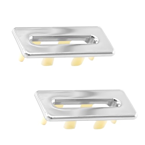 Überlaufabdeckung für Waschbecken, Kupferabdeckung, Locheinsatzkappe für Küche, Badezimmer, rechteckig, 2 Stück Überlaufabdeckung für Waschbecken, Kupferabdeckung, Locheinsatzkappe für Küche, Badezimmer, rechteckig, 2 Stück von CaoXiong