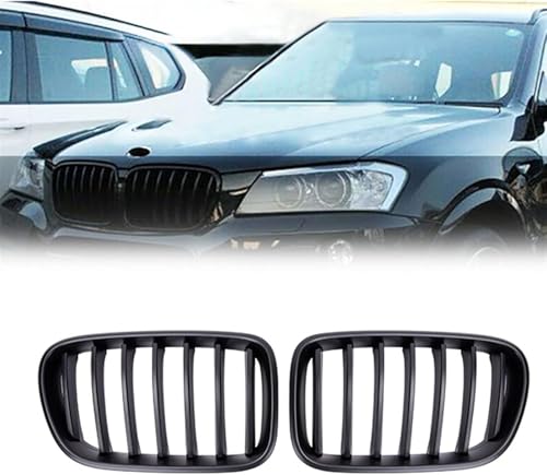 CaoYH Frontstoßstangenmaske für BMW X3 F25 2011-2013 Front Kühlergrille Frills Kühlergrill Grill Auto Grill Modifiziertes Zubehör CaoYH Frontstoßstangenmaske für BMW X3 F25 2011-2013 Front Kühlergrille Frills Kühlergrill Grill Auto Grill Modifiziertes Zubehör von CaoYH