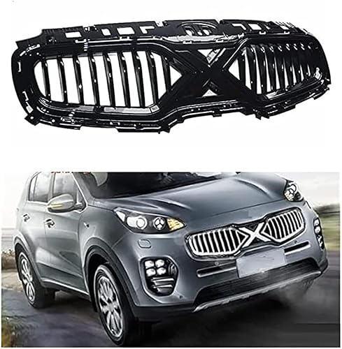 CaoYH Frontstoßstangenmaske für Kia Sportage KX5 2015-2018 Front Kühlergrille Frills Kühlergrill Grill Auto Grill Modifiziertes Zubehör CaoYH Frontstoßstangenmaske für Kia Sportage KX5 2015-2018 Front Kühlergrille Frills Kühlergrill Grill Auto Grill Modifiziertes Zubehör von CaoYH