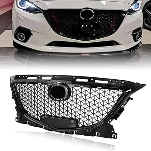 CaoYH Frontstoßstangenmaske für Mazda 3 Axela 2014 2015 2016 Front Kühlergrille Frills Kühlergrill Grill Auto Grill Modifiziertes Zubehör CaoYH Frontstoßstangenmaske für Mazda 3 Axela 2014 2015 2016 Front Kühlergrille Frills Kühlergrill Grill Auto Grill Modifiziertes Zubehör von CaoYH