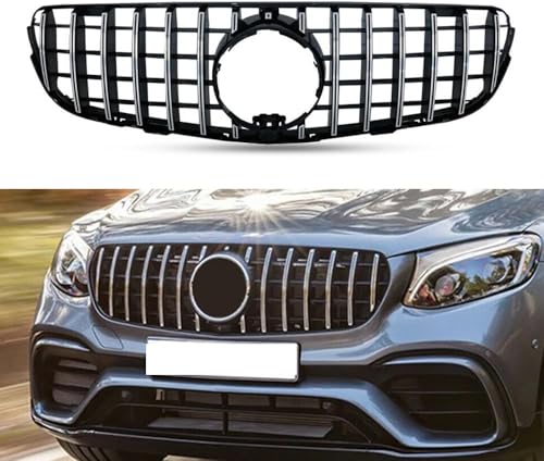 CaoYH Frontstoßstangenmaske für Mercedes Benz GLC-Klasse W253 X253 2015 2016 2017 2018 2019 Front Kühlergrille Frills Kühlergrill Grill Auto Grill Modifiziertes Zubehör von CaoYH