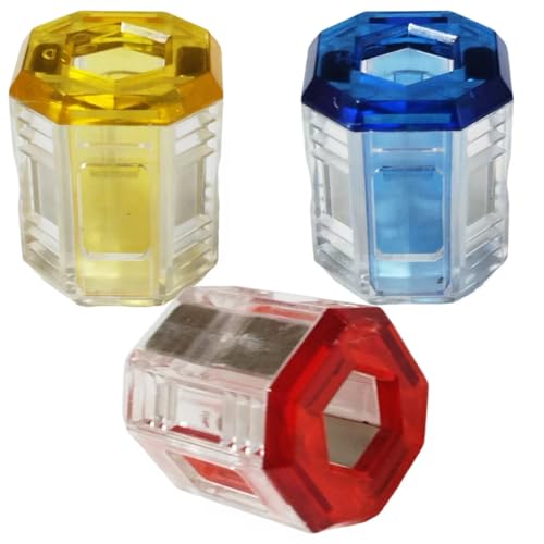1/10.2 cm Universal Magnetisierer Ring Bit Magnetisierer Ring Metall Magnetisierer Schraube, Abnehmbar für Sechskant-Schraubendreher und Power-Bits von Caoncctg