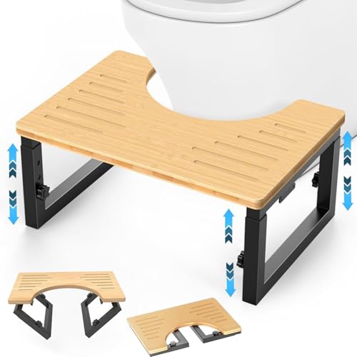 Caossuixin Klappbar Toilettenhocker Erwachsene, Toilettenhocker Holz, Höhenverstellbarer Hocker Toilette, WC Hocker Erwachsene, Tritthocker, Toilettenhocker Erwachsene | Stuhlgang Hocker Caossuixin Klappbar Toilettenhocker Erwachsene, Toilettenhocker Holz, Höhenverstellbarer Hocker Toilette, WC Hocker Erwachsene, Tritthocker, Toilettenhocker Erwachsene | Stuhlgang Hocker von Caossuixin