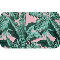 100% Mikrofaser, Pink & Grün, Mit Rutschfester Rückseite von CitrusAndSageLiving