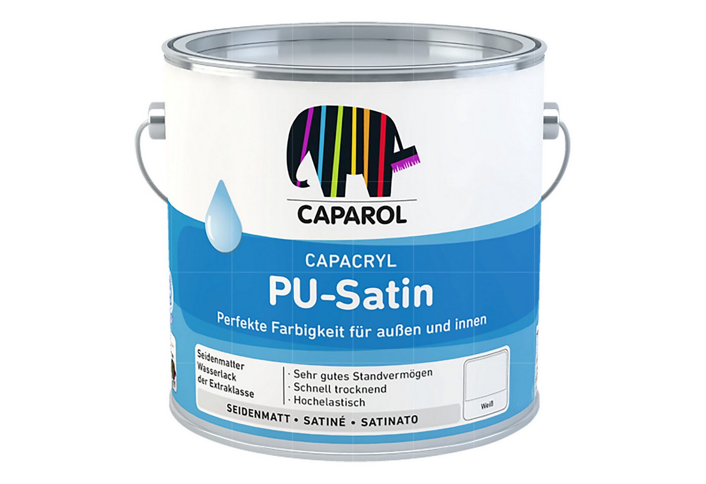 Caparol Acryl-Buntlack CAPACRYL PU-SATIN - 0.75 LTR (WEISS) von Caparol