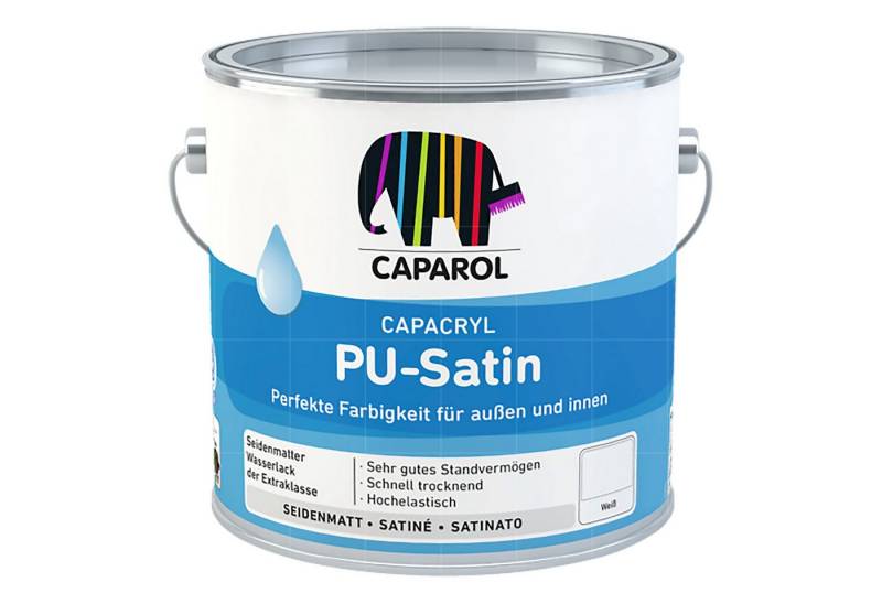 Caparol Acryl-Buntlack CAPACRYL PU-SATIN - 0.75 LTR (WEISS) von Caparol