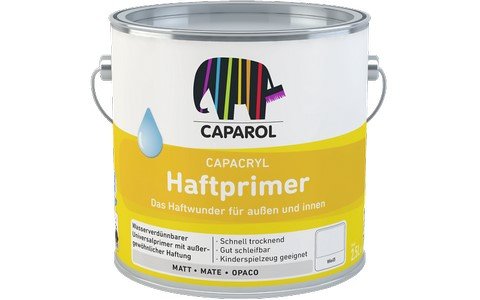 Caparol Capacryl Haftprimer Größe 2,5 LTR, Farbe tiefschwarz Caparol Capacryl Haftprimer Größe 2,5 LTR, Farbe tiefschwarz von Caparol