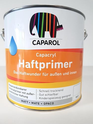 Caparol Capacryl Haftprimer Grundierung 2,5 Liter Weiß von gaak