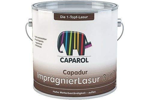 Caparol Capadur ImprägnierLasur 3 in 1 gegen Fäulniss und Bläue Größe 750 ml, Farbe nussbaum von Caparol