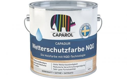 Caparol Capadur Wetterschutzfarbe NQG Größe 750 ml, Farbe weiß von Caparol