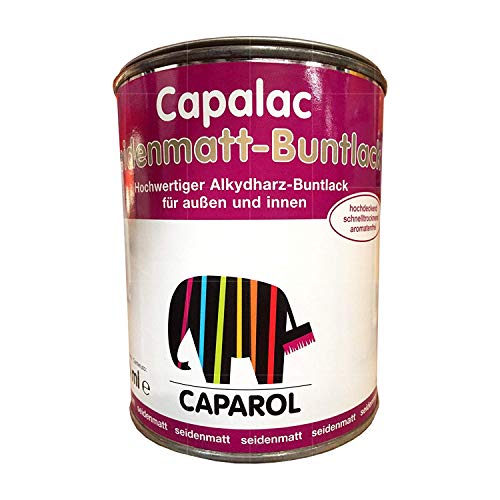 Caparol Capalac Seidenmatt-Buntlack 0,75 ml Farbwahl außen und innen, Farbe (RAL):RAL 5010 Enzianblau von Caparol