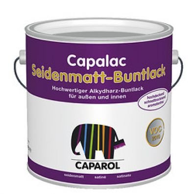 Caparol Capalac Seidenmatt Buntlack 375ml Grauweiß RAL 9002 von Caparol