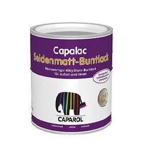 Caparol Capalac Seidenmatt Buntlack 750ml RAL 7001 Silbergrau von Caparol