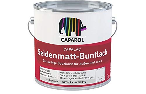 Caparol Capalac Seidenmatt Buntlack 750ml RAL 9006 Weißaluminium von Caparol