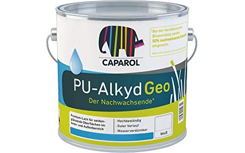 Caparol PU-AlkydGeo Hochglänzend Weißlack 2,5 L von Caparol