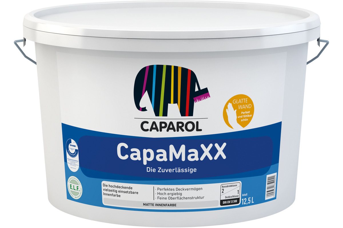 Caparol Wand- und Deckenfarbe Caparol CapaMaXX weiß 12,5 l von Caparol
