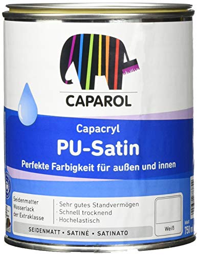 Caparol Capacryl PU-Satin hochwertiger, PU verstärkter Acryllack 0,750 L von Caparol