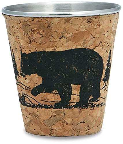Cape Shore Kork-Schnapsglas, Bär, ideal für Kaffee, Espresso, Teepartys, Einweihungsfeiern, 85 ml von Cape Shore