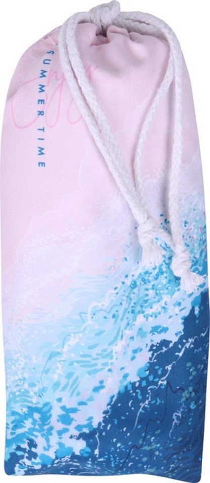 Capelli New York Badetuch Mikrofaser Badetuch - "Enjoy Summer Time" von Capelli New York