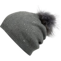 Capelli New York Bommelmütze mit Fellbommel-Akzent von Capelli New York
