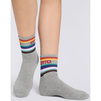 Capelli New York Socken Limited Edition Pride-Socken mit OTTO-Logo, hochwertige softe Qualität von Capelli New York
