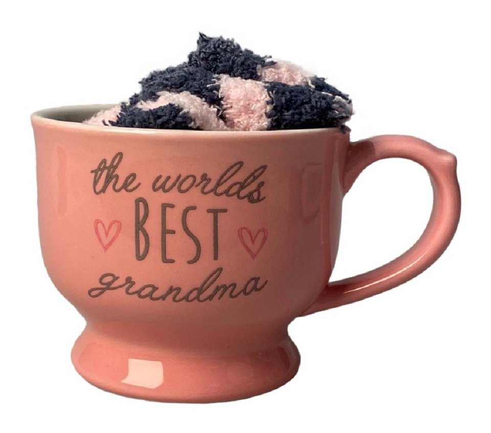 Capelli New York Tasse Tasse mit Kuschelsocken im Geschenkkarton von Capelli New York