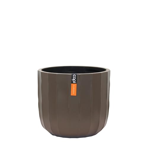 Capi Europe - Blumentopf Kugel Craft - 24x21 - Warm Taupe - Öffnung Ø21 - Blumentopf für drinnen - BCRWT134 von Capi Europe