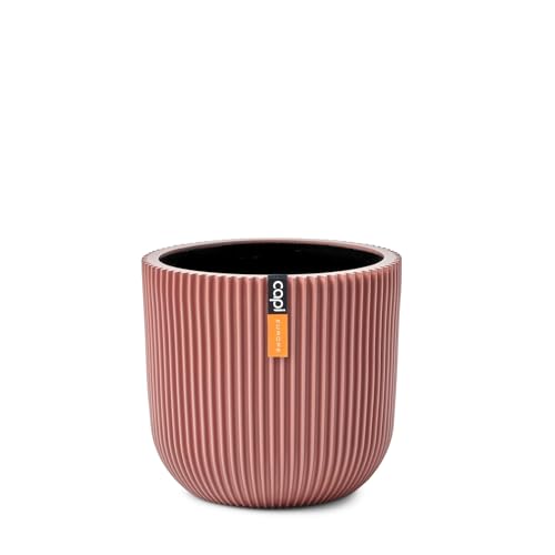 Capi Europe - Blumentopf Kugel Groove Colours - 8x6 - Rosa - Öffnung Ø6 - Blumentopf für drinnen - BGVPI131 von Capi Europe
