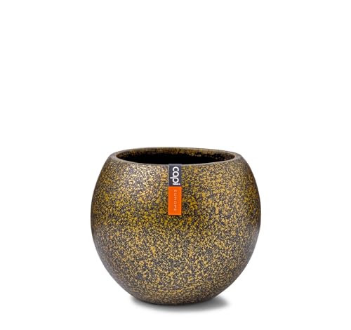 Capi Europe - Gefäß Kugel Terrazzo Gold - 22x18 - Gold - Öffnung Ø16 - Blumentopf für drinnen - BTZG103 Capi Europe - Gefäß Kugel Terrazzo Gold - 22x18 - Gold - Öffnung Ø16 - Blumentopf für drinnen - BTZG103 von Capi Europe