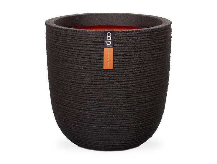 Capi Europe Pflanzgefäß 'Rib Cullen', schwarz, ca. Ø... von Capi