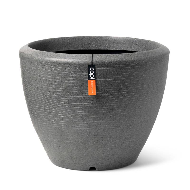 Capi Pflanztopf Kugel Granite Ø 34 cm x 25 cm Anthrazit von Capi