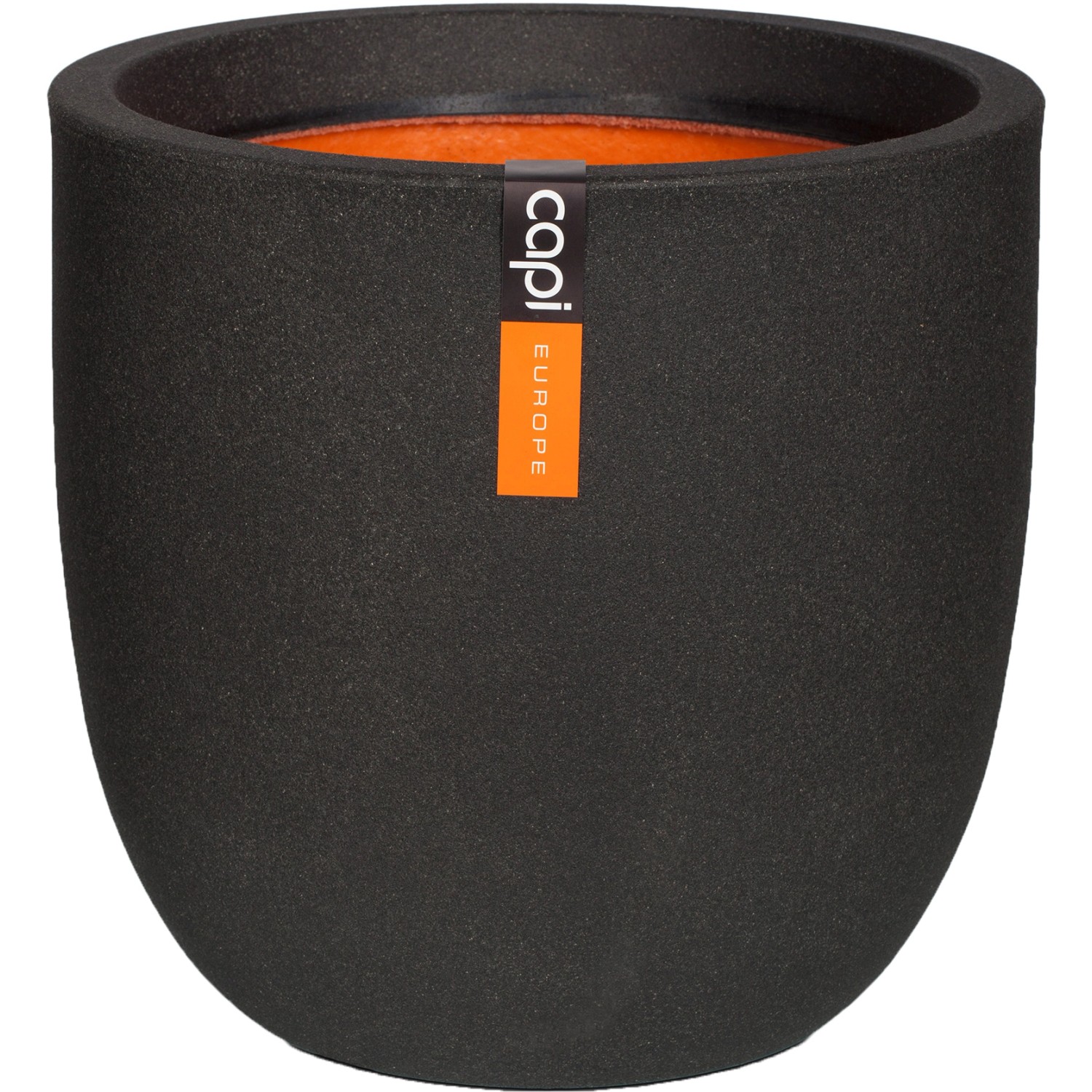 Capi Pflanztopf Smooth rund Ø 54 cm x 52 cm Schwarz Capi Pflanztopf Smooth rund Ø 54 cm x 52 cm Schwarz von Capi