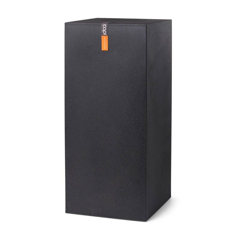 Capi Säule Smooth 36 cm x 36 cm x 79 cm Schwarz von Capi