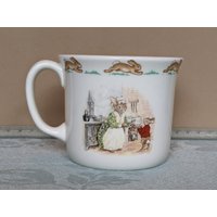 1988 Royal Doulton Bunnykins Kinderschule Diner #2 Single Handle Hug A Becher von CapitalCollection