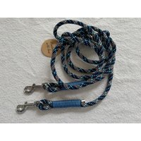 Tauleine Hundeleine Leine Ca. 2, 20 M 3-Fach Verstellbar Blau Mix Ppm 8 Mm Premium-Seil von CapolinoLeinen