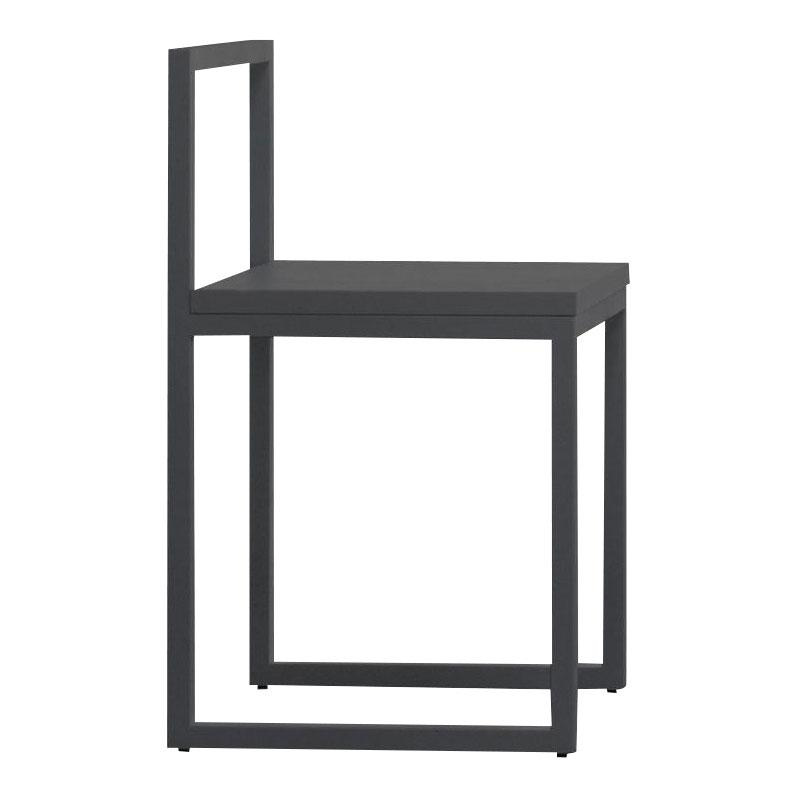 Cappellini - Fronzoni '64 Stuhl - schwarz/matt/BxHxT 45x73x42,5cm von Cappellini