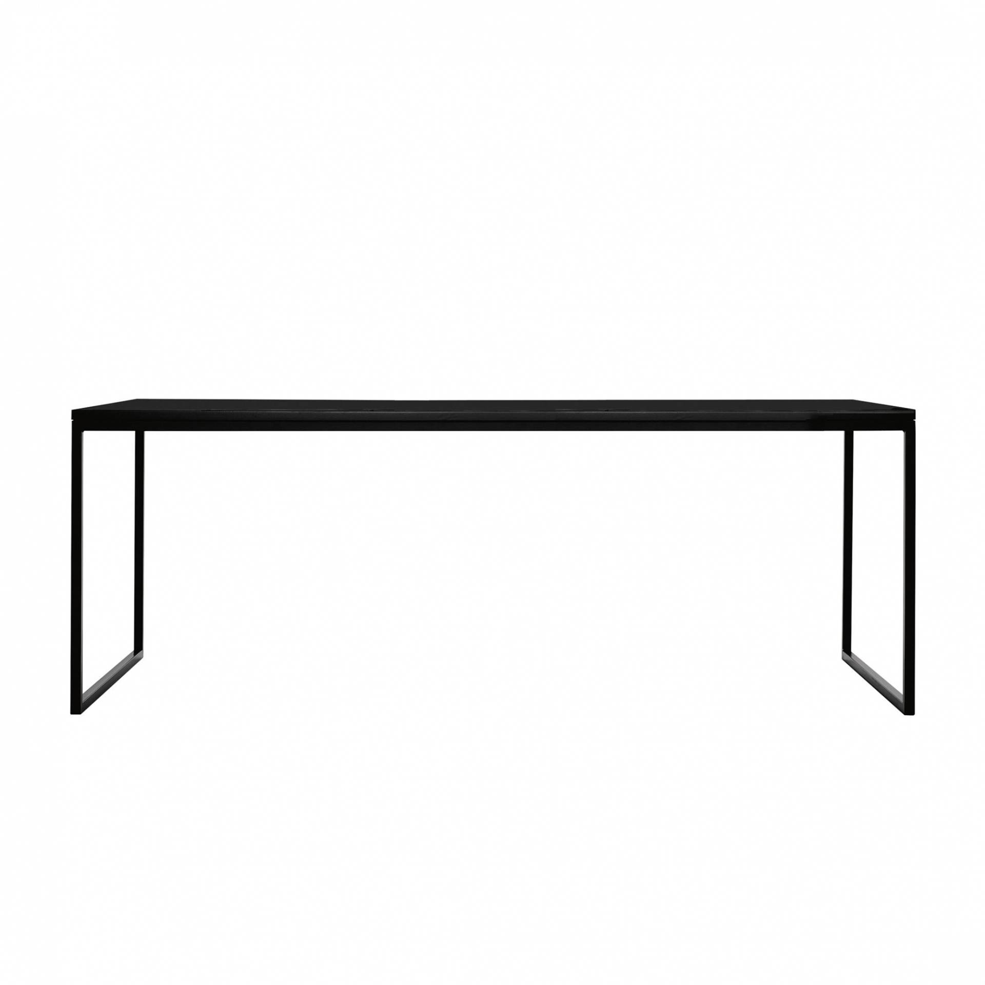 Cappellini - Fronzoni '64 Tisch - schwarz/matt/LxBxH 200x100x73cm von Cappellini