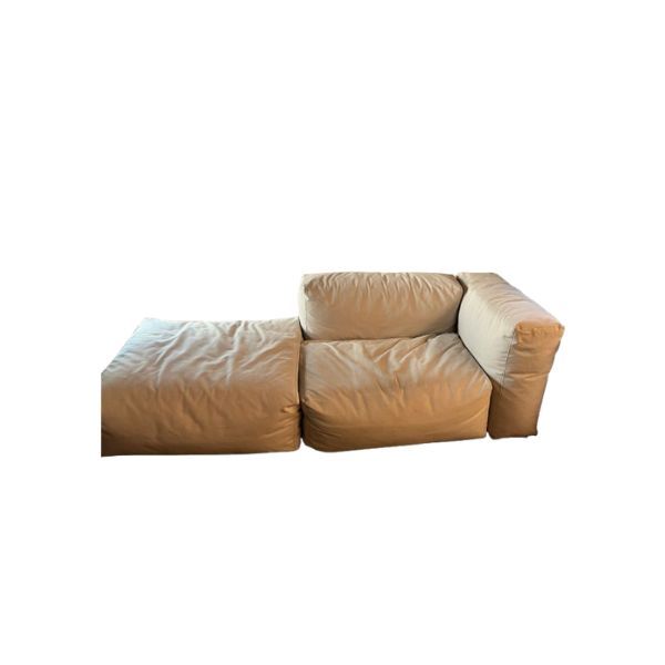 Modulares 2-Sitzer-Sofa Oblong aus weißem Stoff von Jasper Morrison, Cappellini von Cappellini