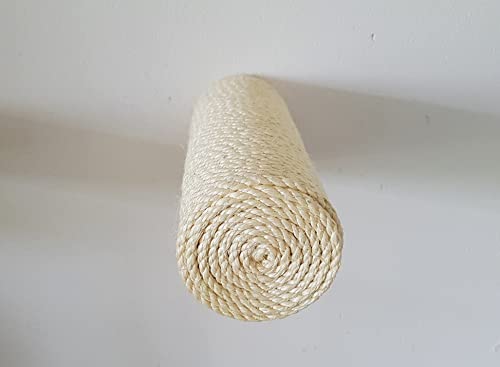 Original Capri Corner Kletter Stufe (XL Ø 10 cm) Wand Stufe für Katzen Catwalk Treppe Wandpark Sisal von Capri Corner