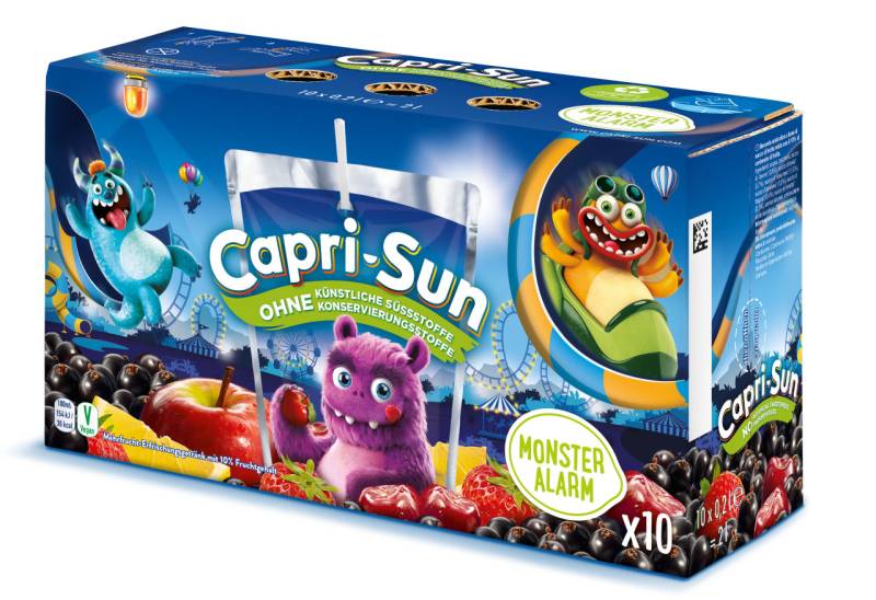 Capri Sun Monster Alarm 10 x 0,2 l von Capri Sun