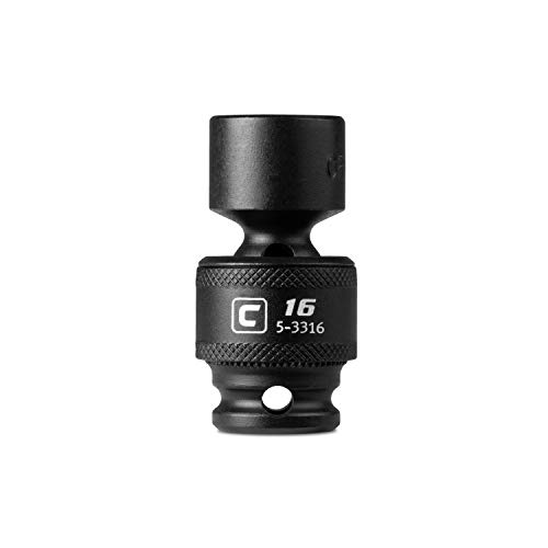 Capri Tools 16 mm Universal Impact Socket, 3/8-Inch Drive, 6-Point, Metric von Capri Tools