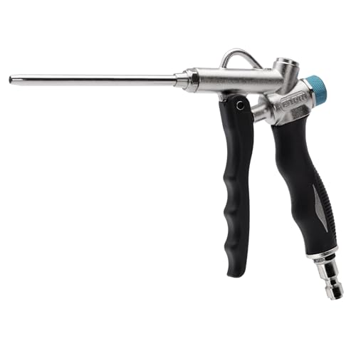 Capri Tools 2-Wege-Luftblaspistolen-Set mit einstellbarem Luftstrom und verlängerter Düse (inkl. 6,35 mm NPT-Schnellverbinder im Automobilstil) von Capri Tools
