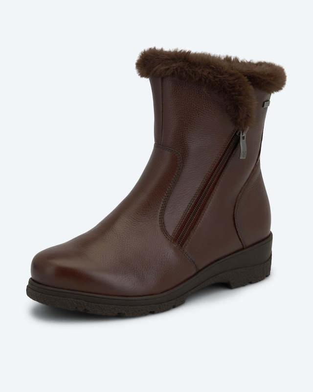 Boot in H-Weite mit Fellrand von Caprice