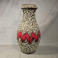 Scheurich Keramik Vase Fat Lava Form 223 45 Wgp Pottery Floor Vase von CapricornVintageCom